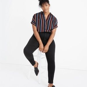 Madewell Curvy High Rise Skinny Jeans Carbondale Black